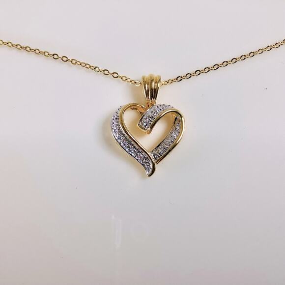 PAJ Gold Plated Heart Necklace - Picture 1 of 7